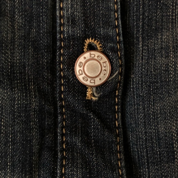 Bebe denim button up skirt - Picture 4 of 6